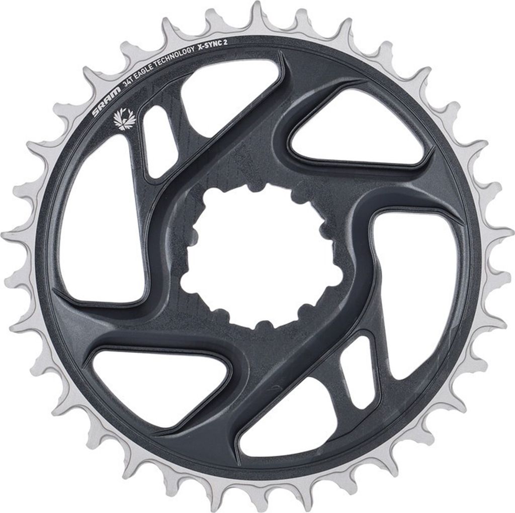 SRAM Kettenblatt X-Sync 2 Eagle 34T / 6 mm, grau Produktbild 
