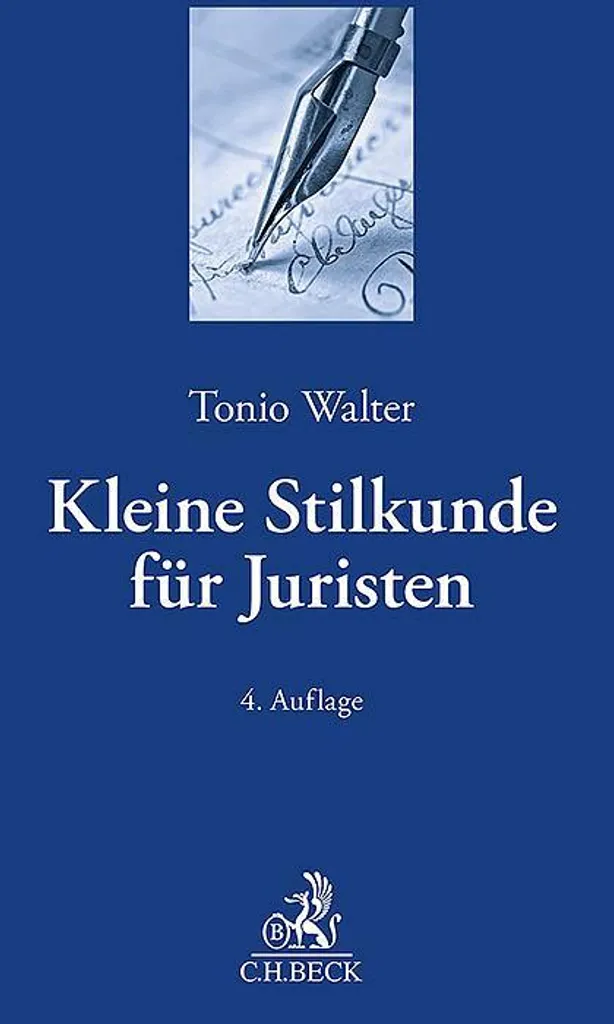 Kleine Stilkunde für Juristen : Précision du Style Juridique Allemand