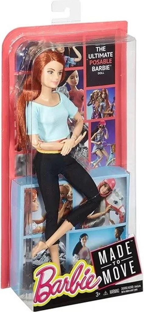 Mattel Barbie-Puppe in Bewegung Made to move