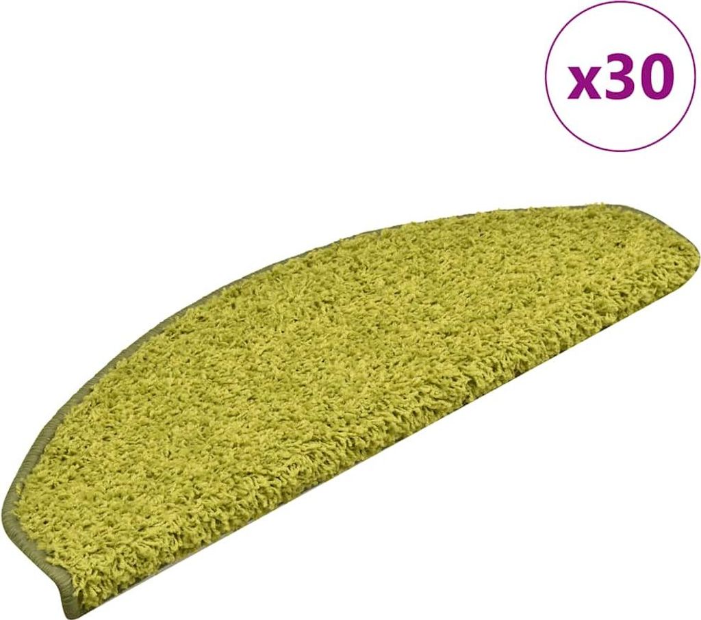 Stufenmatten 30 Stk. 65x21x4 cm Grün Halbrund Groß