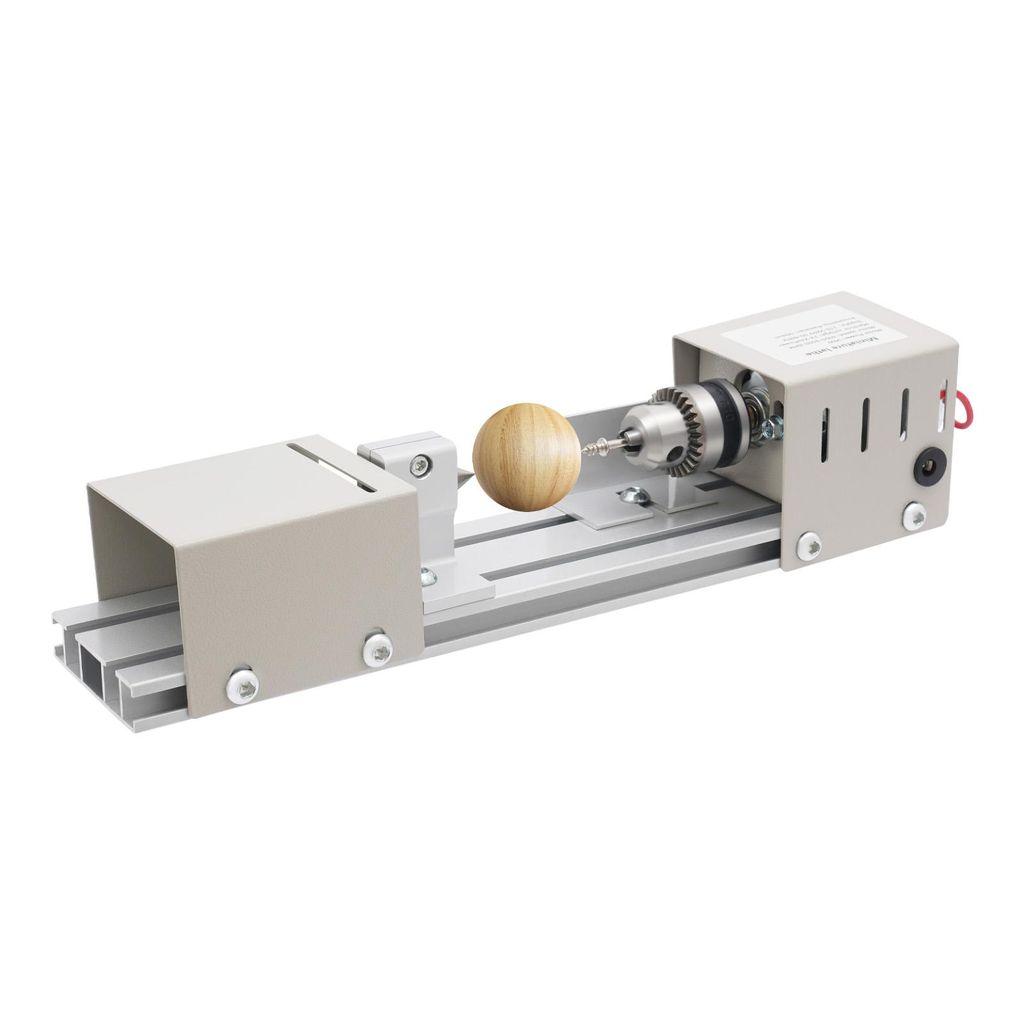 Mini-Drehmaschine, Mini-Drehmaschine mit variabler Drehzahl für Tischholzarbeiten und Holz-DIY, Buddha Bead Poliermaschine