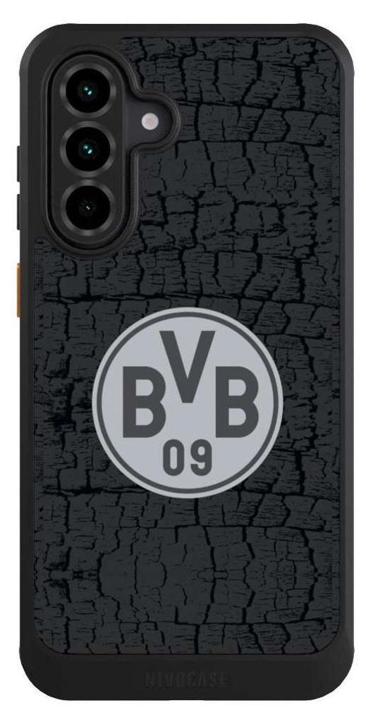 NIVOCASE Hülle für Samsung Galaxy A36 5G Handyhülle NIVOcore Case Schwarz BVB Borussia Dortmund Trikot