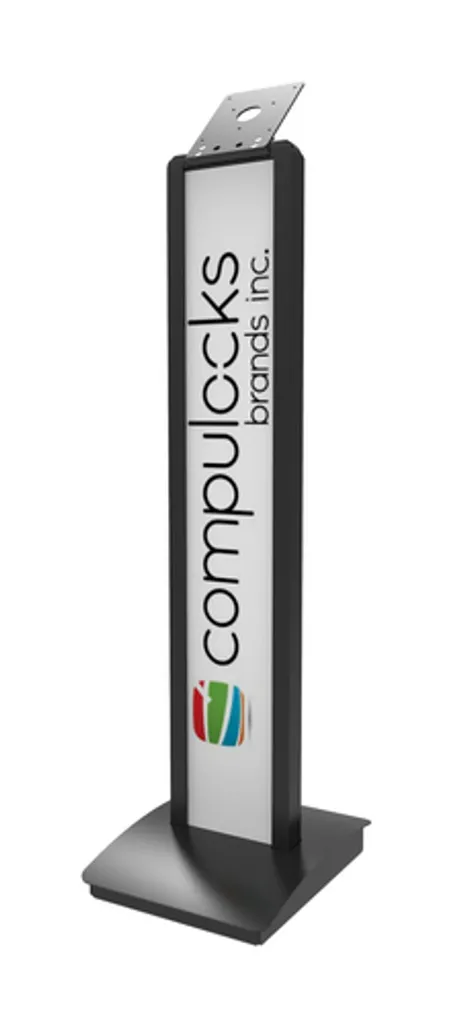 Fixation Tablette Intérieure Compulocks 140B Noire pour Point de Vente - 2