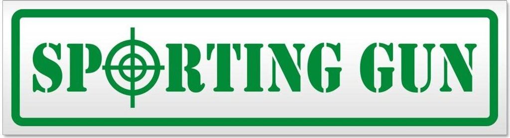 Kiwistar - Autoaufkleber - Grün - 60 x 16 cm - Sporting Gun - Hinweis Aufkleber Sticker für Auto, Kfz, Fahrrad, PKW, LKW