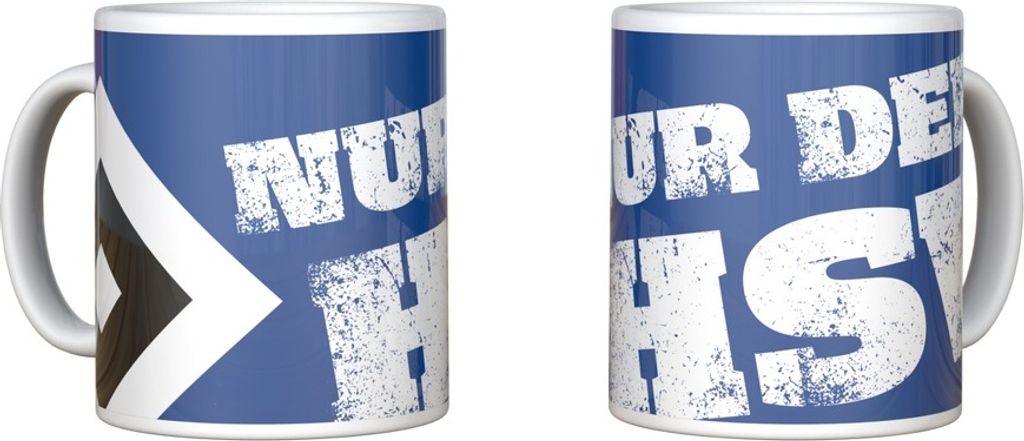 HSV Tasse Becher Tasse Kaffeetasse  "Nur der HSV" Hamburger Produktbild 