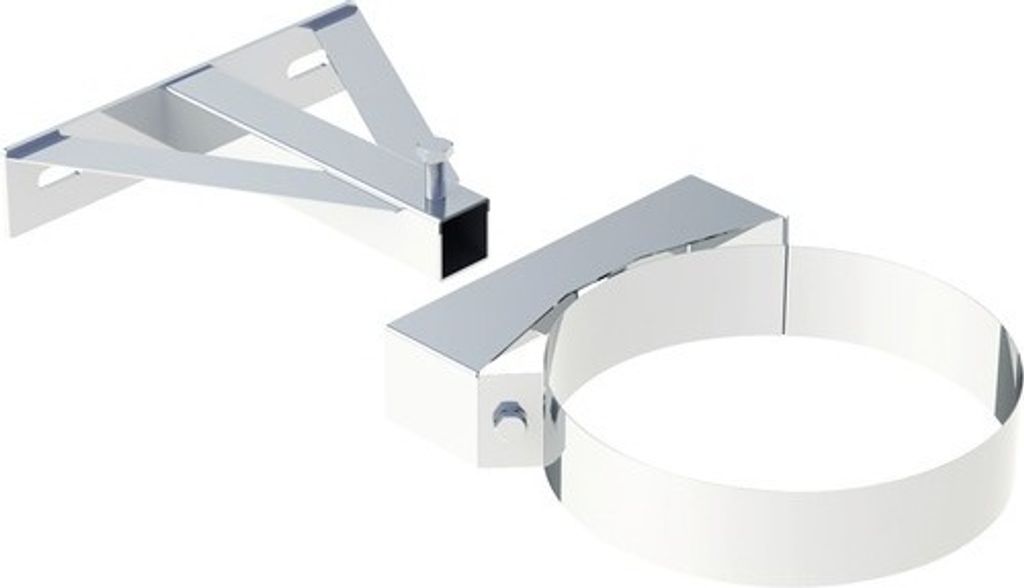 Jeremias DW-FU Wand- und Kopfteil für Wandabstandshalter ab 250mm Ø130mm