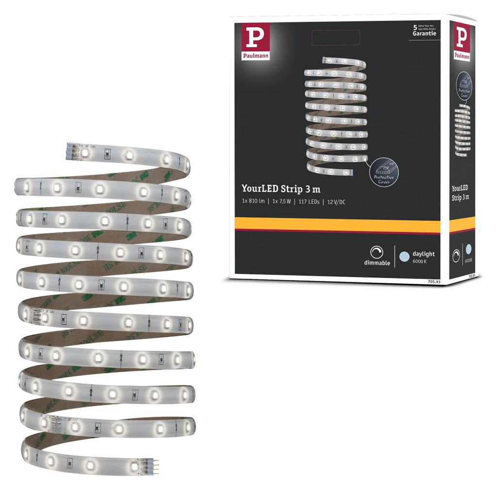 Paulmann YourLED Stripe 3 m Tageslichtweiß Produktbild 