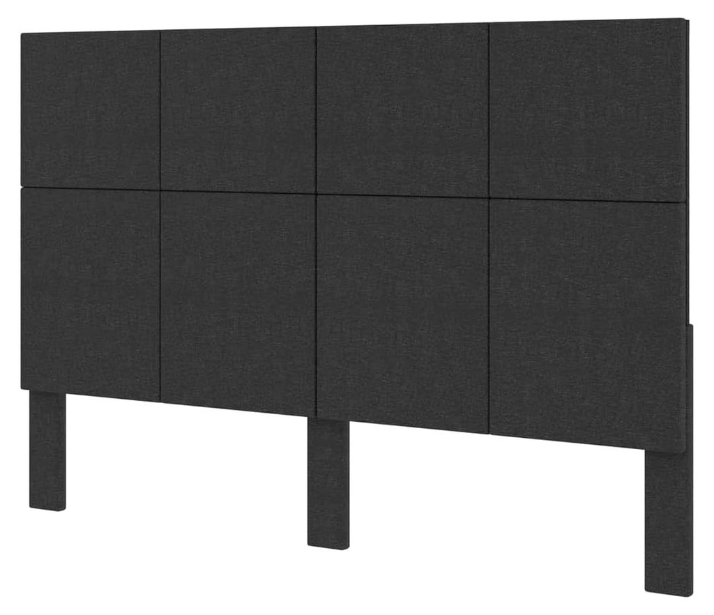 Kopfteil 141 cm Bettrückwand Dunkelgrau 141x116x3,8 cm