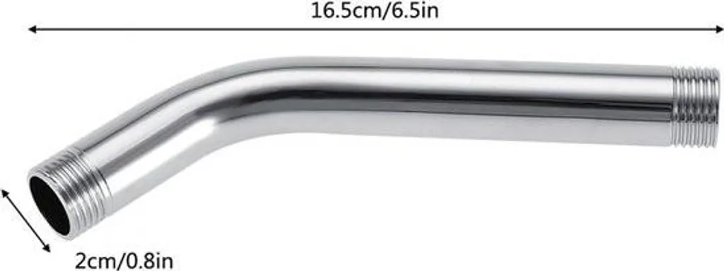 Rallonge de douche chrome pour augmenter la hauteur - Solution jet d'eau - 5
