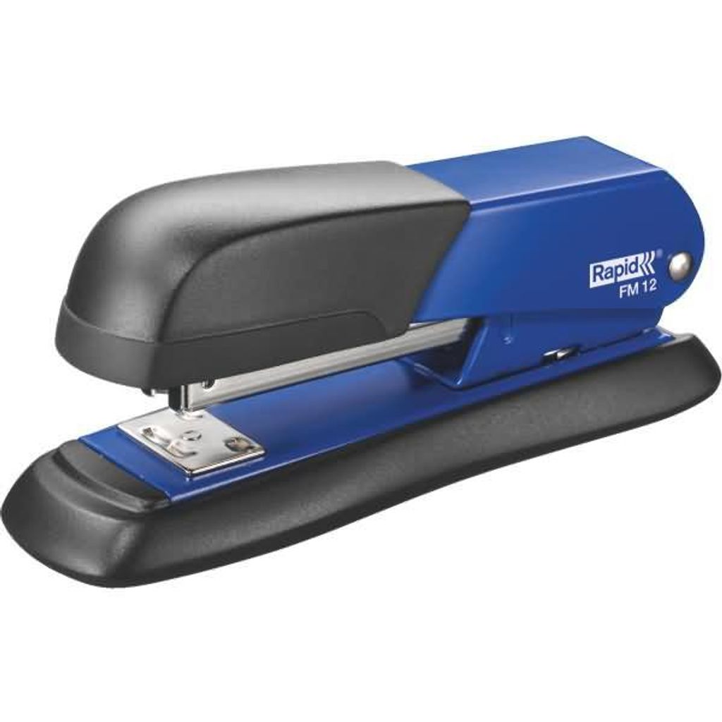 Rapid FM12, 25 Blätter, Schwarz, Blau, Standard-Clinch, 26/6, Acrylnitril-Butadien-Styrol (ABS), Metall, 5 cm