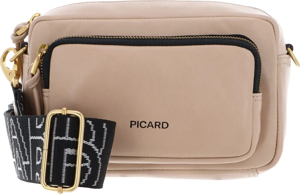 Borsa PICARD Soulmate Crossbody Bag Cookie Beige - Pelle di Qualità