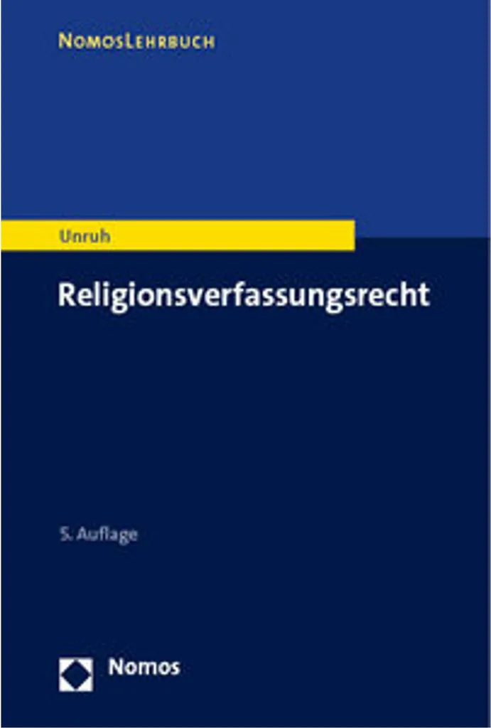 Religionsverfassungsrecht : Manuel de Droit Constitutionnel des Cultes