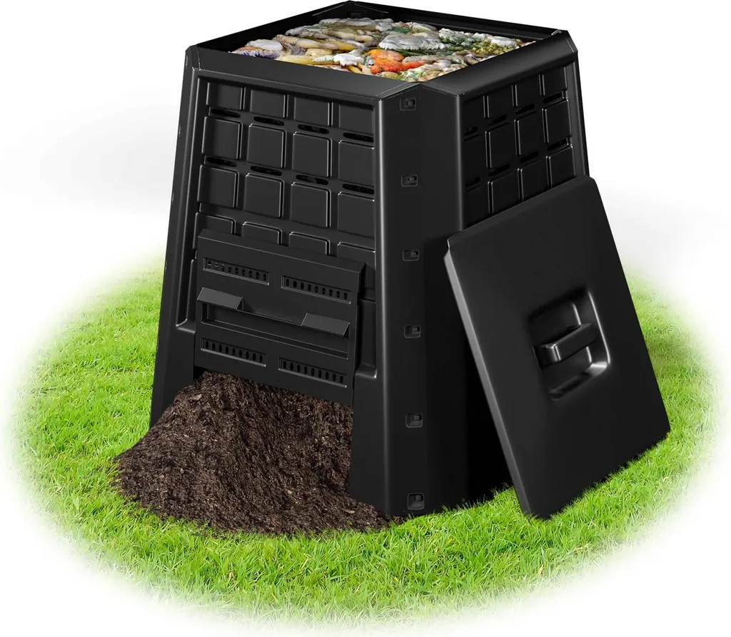 Composteur thermique 380L robuste contre les odeurs et nuisibles