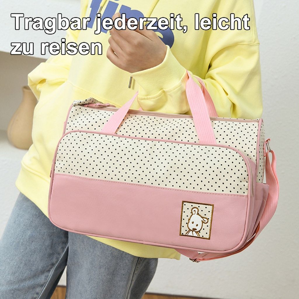 HEINE Wickelrucksack Für Babys – Wasserdicht, 38x28x12 Cm, Mit 13 Taschen, Isolierter Flaschenhalterung