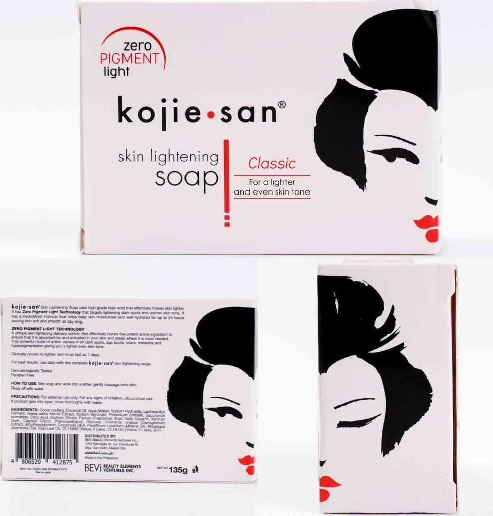 Savon Éclaircissant Kojie San à L'Acide Kojic - 2 Barres 65g - Parfum Coco