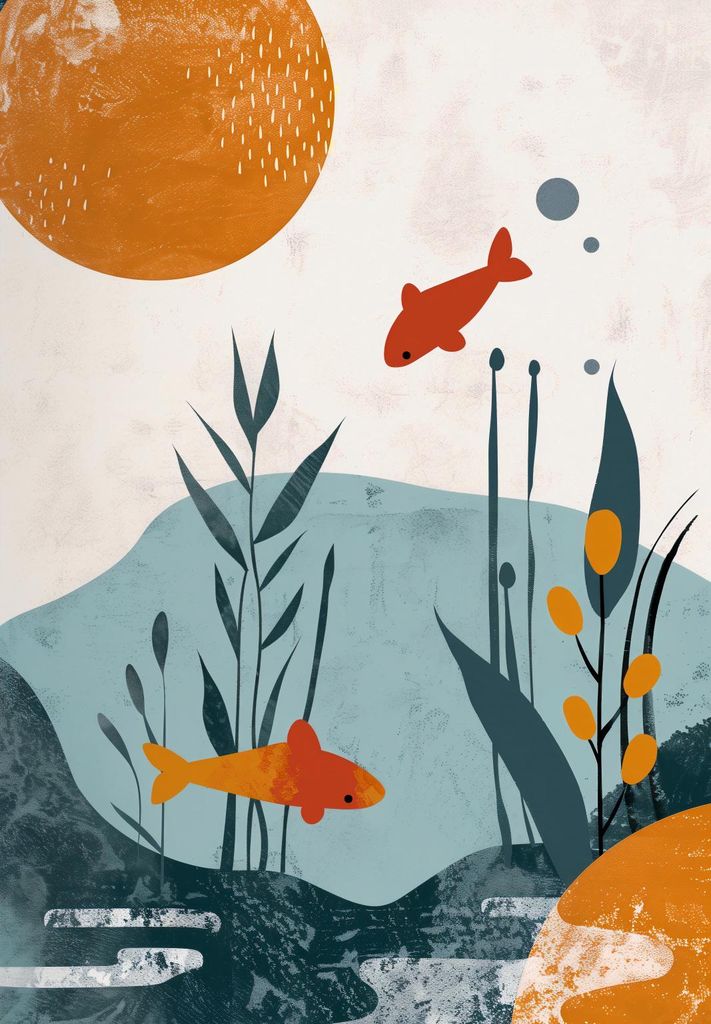 Plakat 68x98cm Unterwasserwelt
