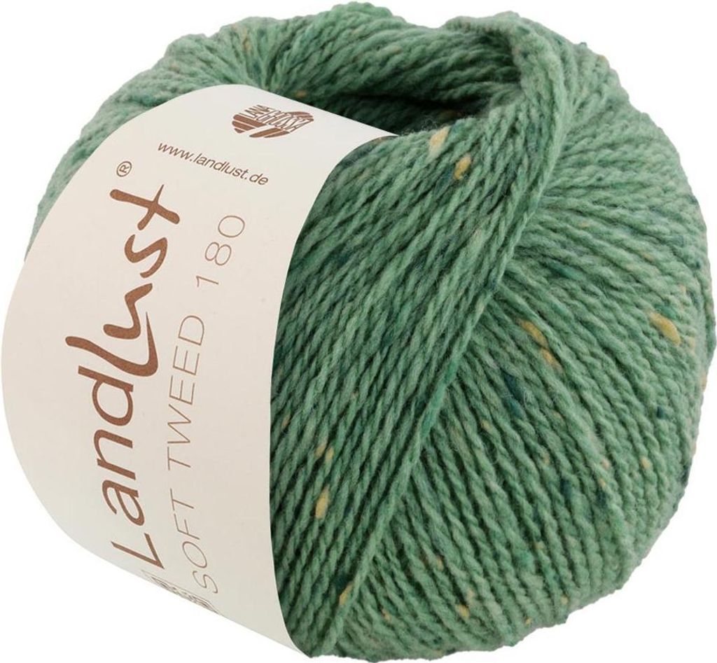 Lana Grossa - Landlust Soft Tweed 180 0127 jade meliert Produktbild 