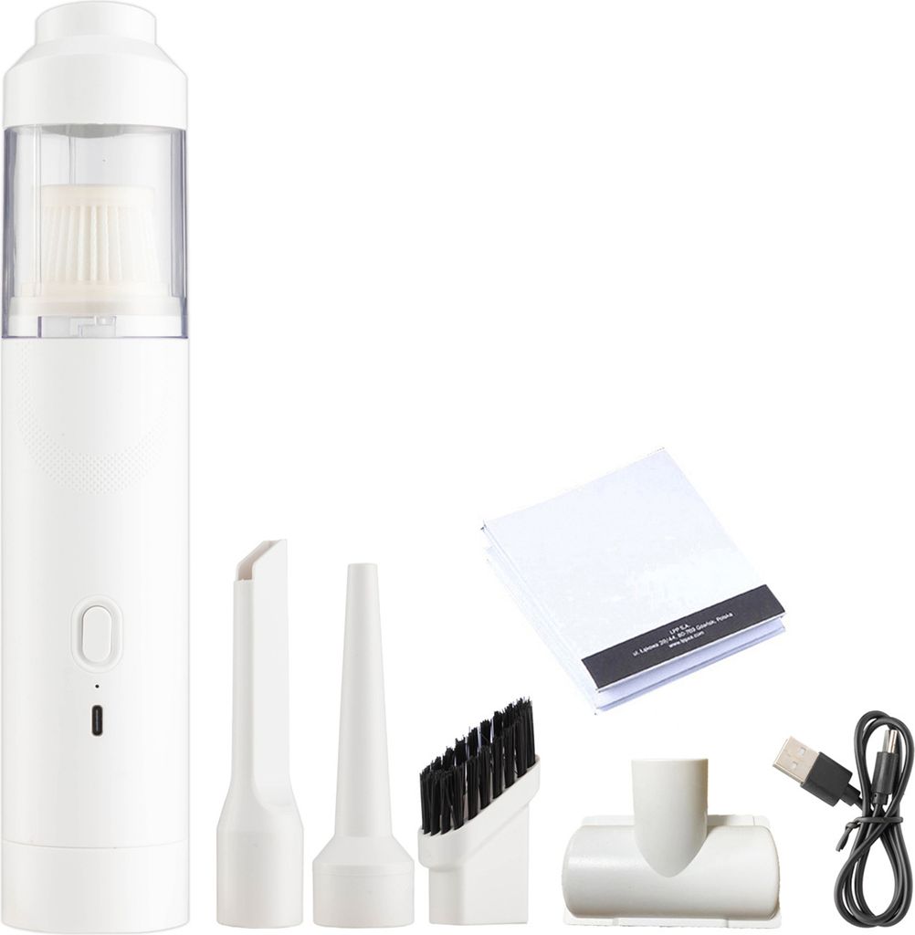 Autostaubsauger, Mini-Akku-Staubsauger, tragbar, Handstaubsauger, leicht, wiederaufladbar, für Auto, Zuhause, Schreibtisch