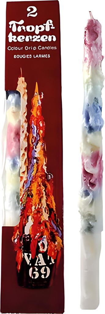 EBERSBACHER Bunte Tropfkerzen 2er Produktbild 