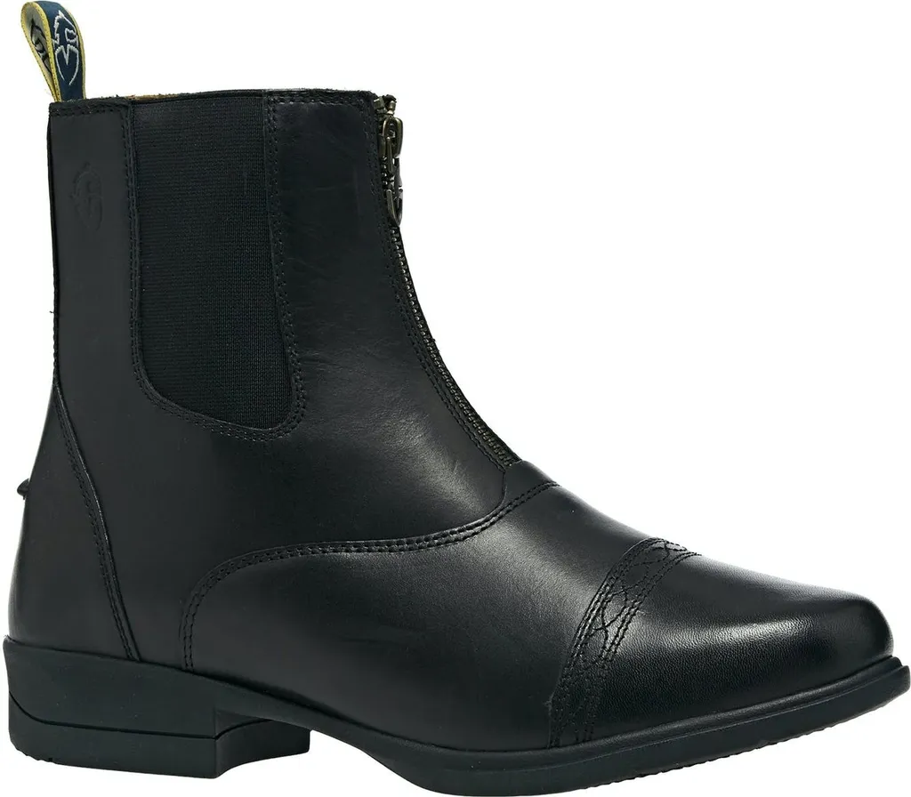 Bottes d'écurie en cuir imperméable Rosetta Moretta ER678 noir