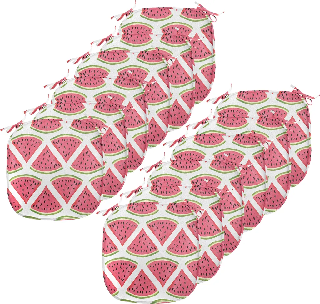 Set 12 Cuscini Cucina 40x40 ABAKUHAUS Watermelon Seed Corallo