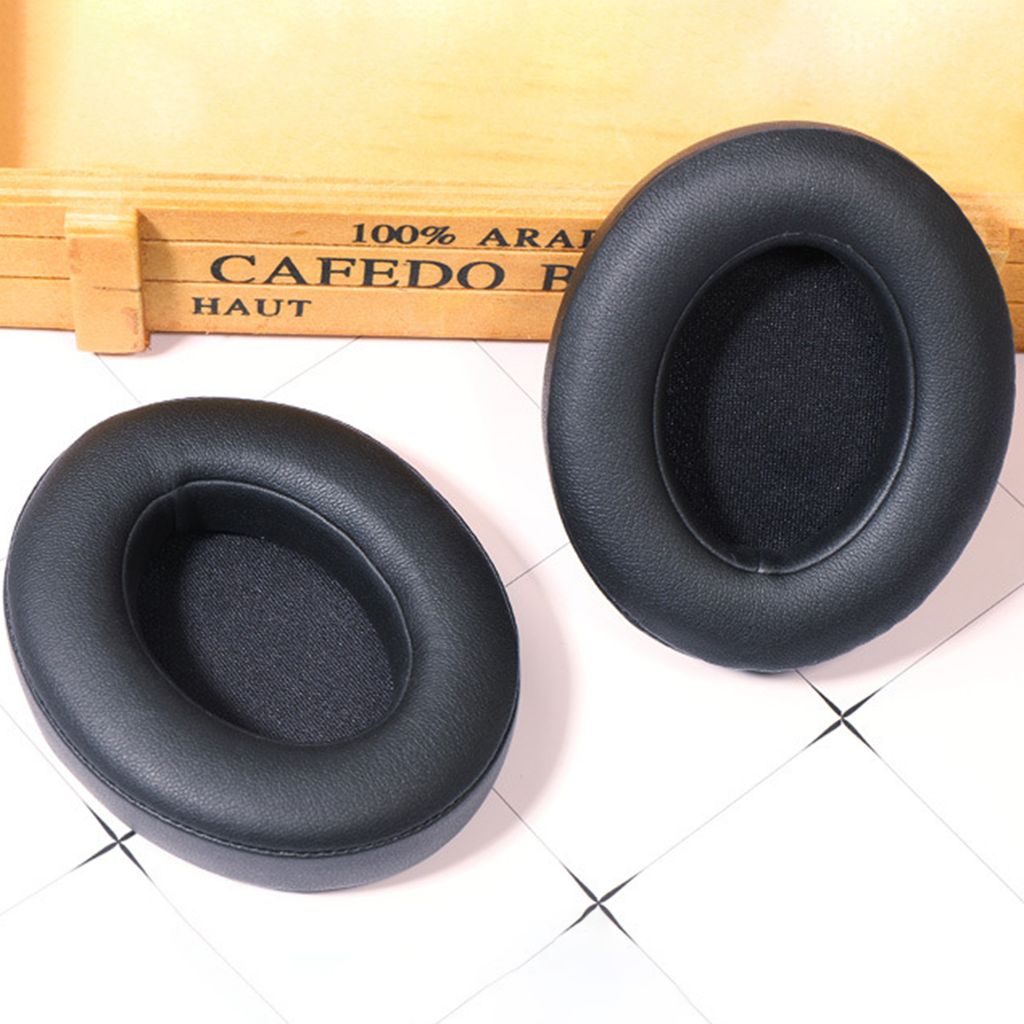 1 Paar Headset-Ärmel weicher Geräusch-Inssierung atmungsaktivem Kopfhörer-Faux-Lederschwamm Ohrschützer für Beats-Studio 2.0 3.0-A