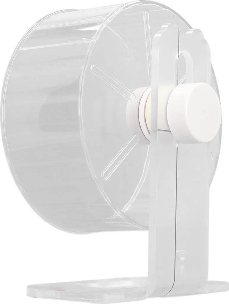 Roue de Hamster Silencieuse en Acrylique avec Support Stable - Taille M - 5