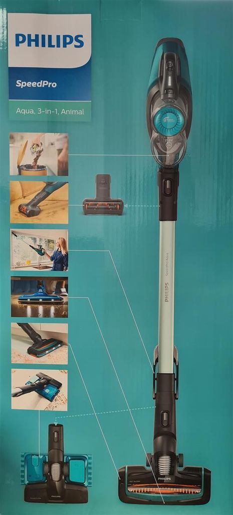 Odkurzacz akumulatorowy Philips SpeedPro Aqua 3 w 1, seria Zdjęcie produktu 2