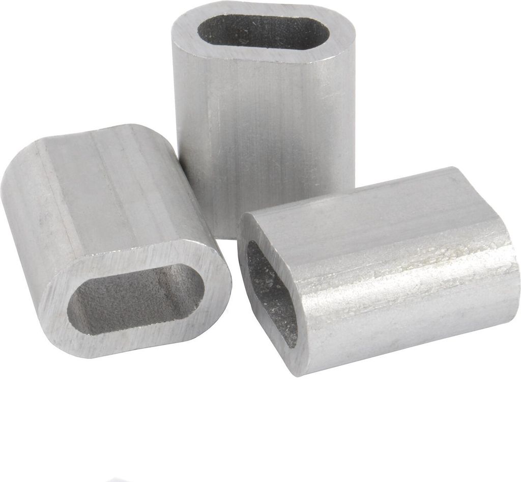 10 x PRESSKLEMME FÜR SEIL 12mm EDELSTAHL Drahtseilklemme Stahlseil Seil Draht Stahl Drahtseil