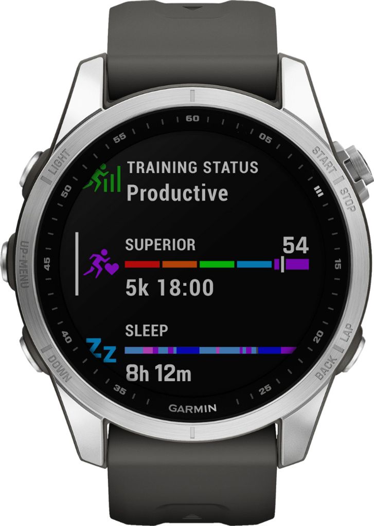Garmin Fenix 7S Srebrny/Grafitowy Zdjęcie produktu 23