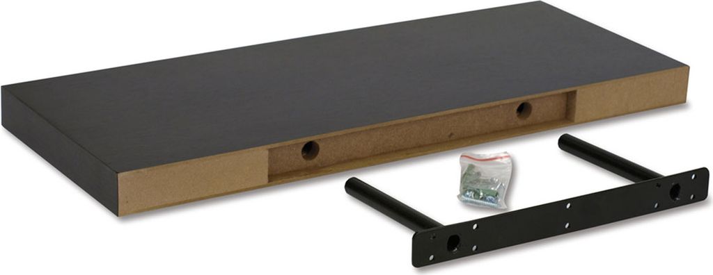 Wandregal 120 cm, MDF, 3D -Nachbildung Oak Sonoma Dunkel, in Schutzfolie gepackt - p -002 Son2