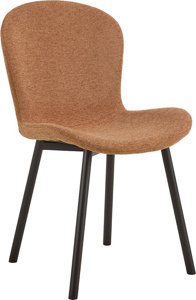 Esra Esszimmerstuhl Stoff orange.