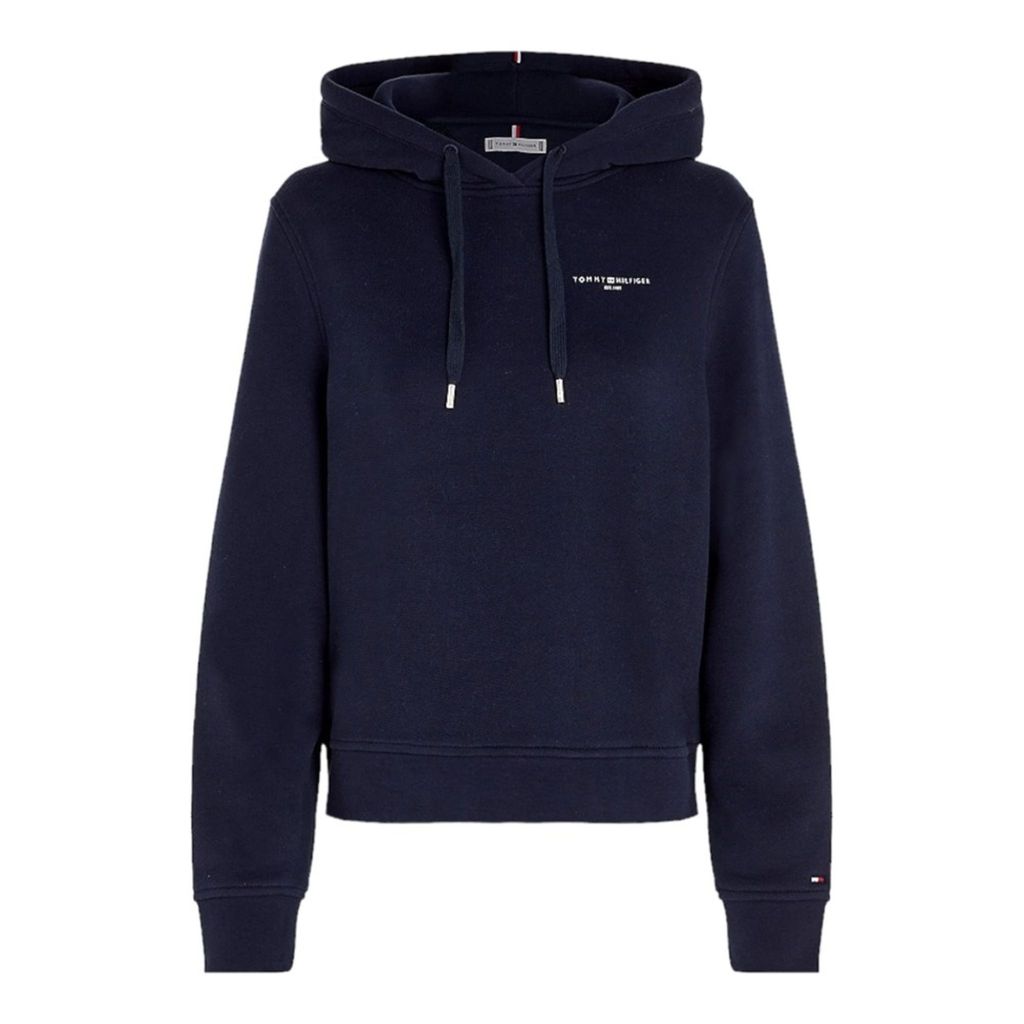 TOMMY HILFIGER DAMEN-SWEATSHIRT MIT BLAUEM REISSVERSCHLUSS : Farbe - Blau, Größe - XS Größe: XS Farbe: Blau