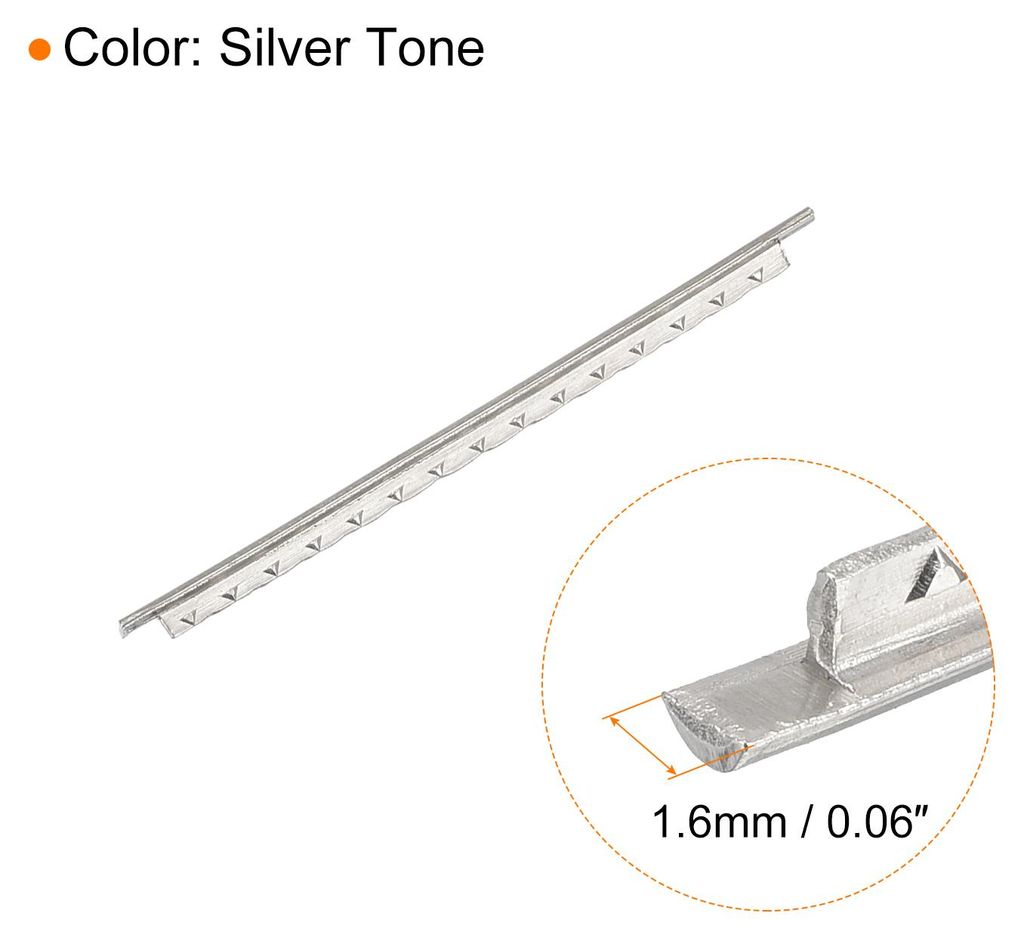 Paket von 36 Ukulele Bunddraht Griffbrett 18 Bund 1.6mm Silberton fš¹r Ersatz