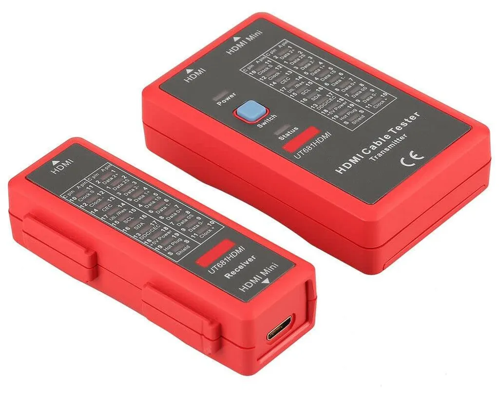 Testeur de câble HDMI UT681HDMI Uni-T pour diagnostic de continuité