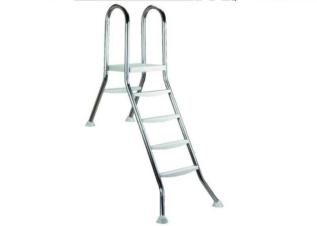 myPOOL Edelstahl Halbhochbeckenleiter 1,50 m