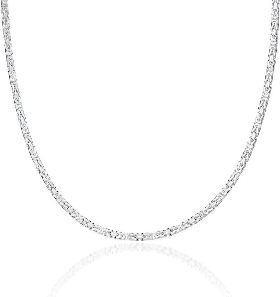JEWLIX Königskette 925er Silberkette Damen und Herren 40 45 Produktbild 