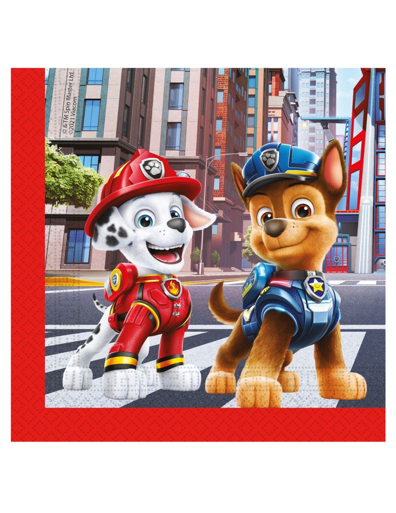 Paw Patrol der Film 20 Servietten