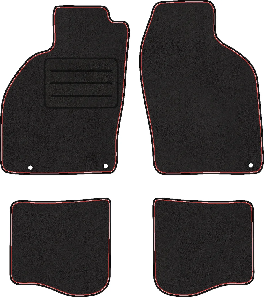 Tappetino Per Conducente In Velluto Su Misura Per Saab 9-3 II (2002-2011) - Rinforzo Saldato Antiusura