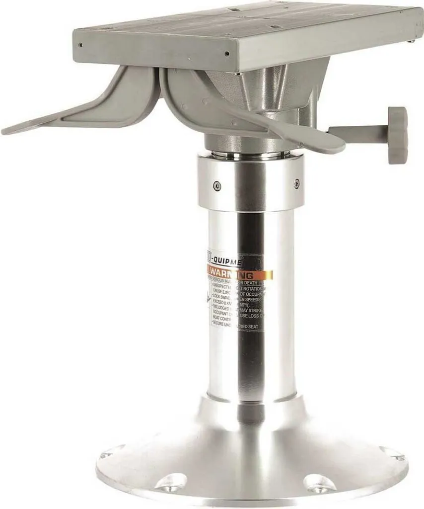 Pied de Siège Bateau Réglable Vetus 56-80 cm pour Confort de Navigation