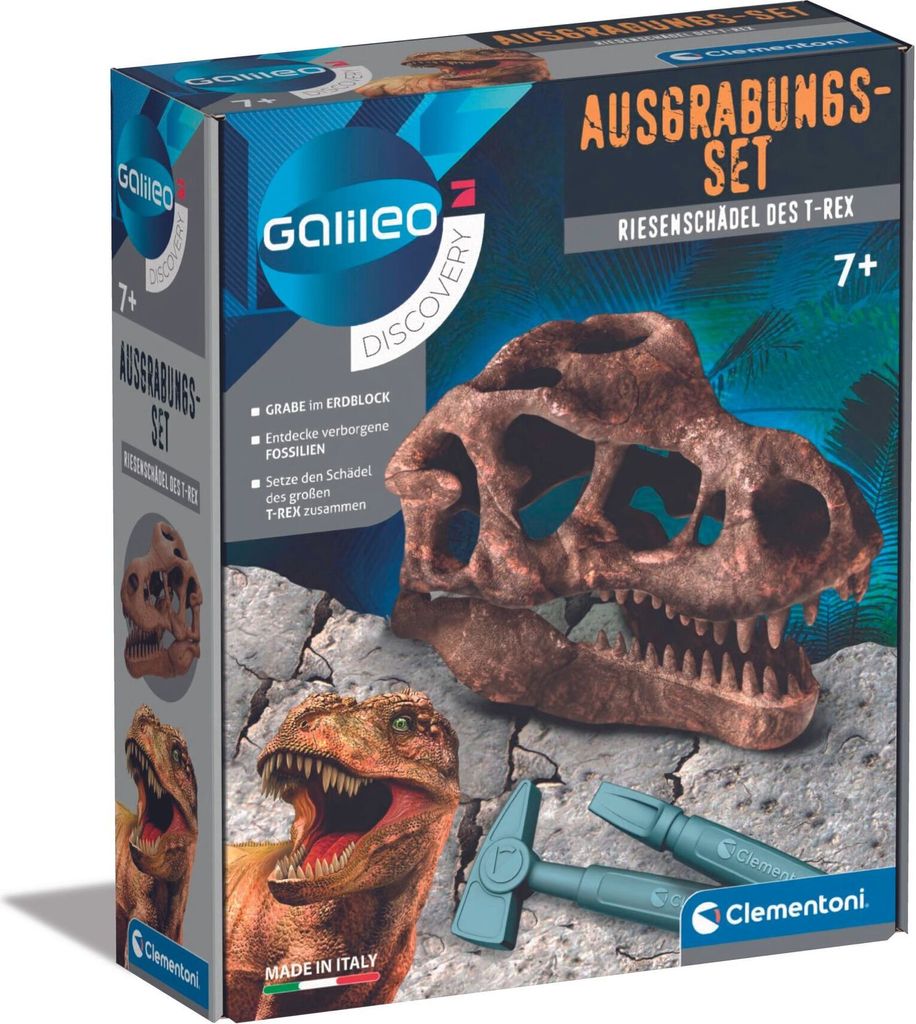 CLEMENTONI Ausgrabungss.Riesenschädel     0