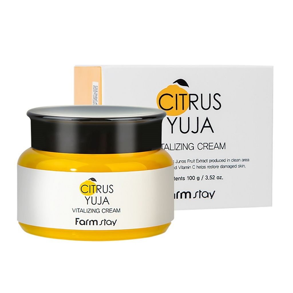 FarmStay Citrus Yuja Revitalisierende Gesichtscreme, 100 ml