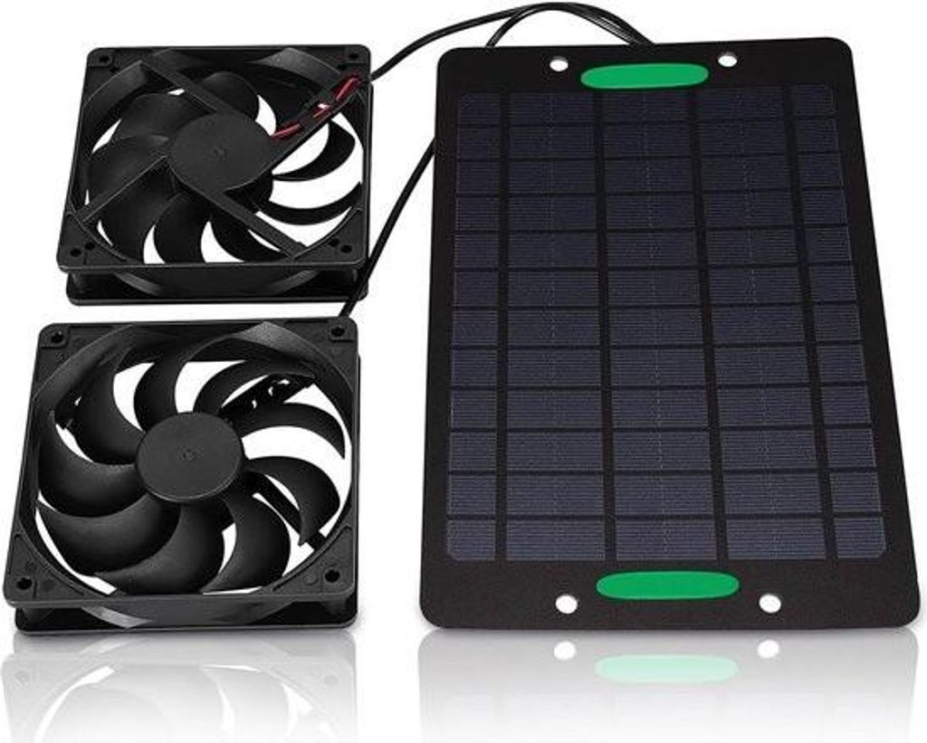 Vodotěsný ventilátor na solární pohon - venkovní ventilátor Obrázek produktu 
