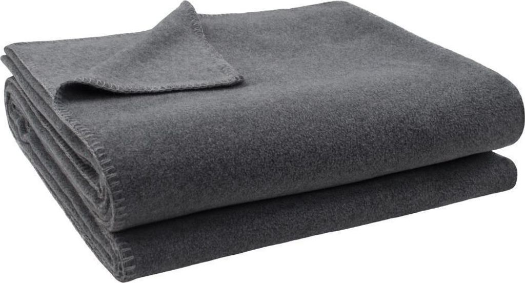 Zoeppritz Plaid Soft-Fleece Farbe medium grey Größe 110x160