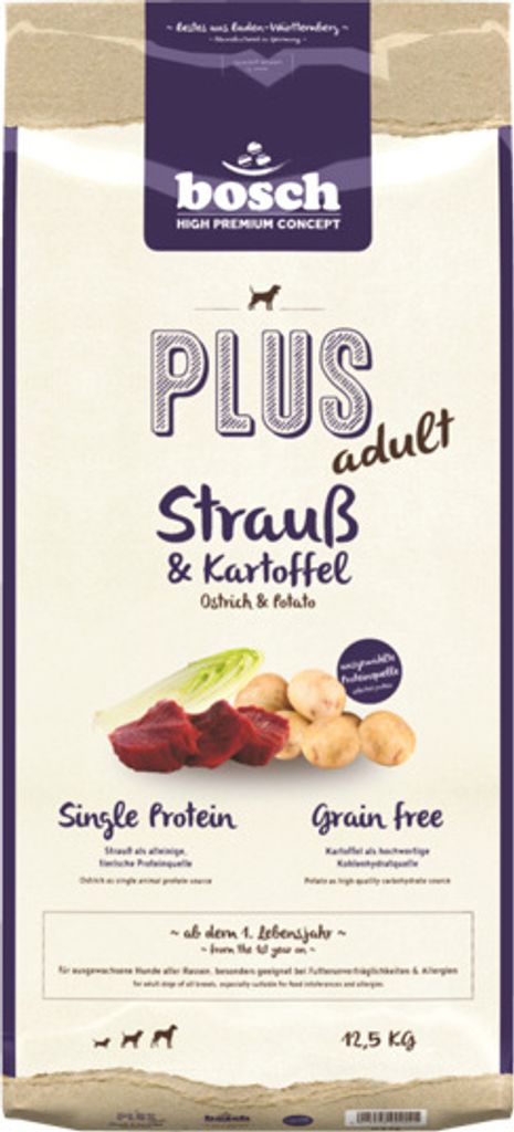 Bosch Plus Strauß und Kartoffel 12,5 kg