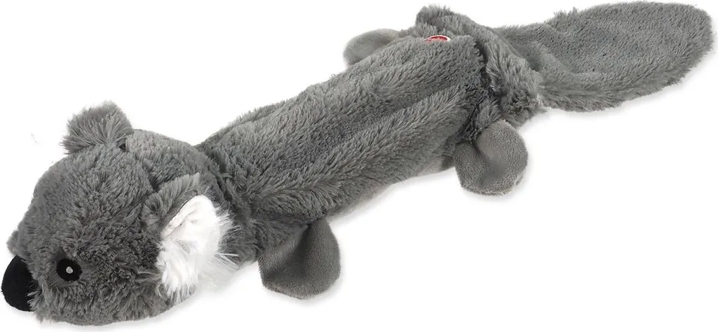 Cane Fantasia Giocattolo riciclato Koala con bottiglia in PET cigolante con coda frusciante 50cm