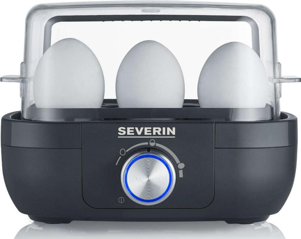 SEVERIN EK 3166, 6 uova, duro, 0,7 m, nero, 420 W, 190 mm Immagine del prodotto 