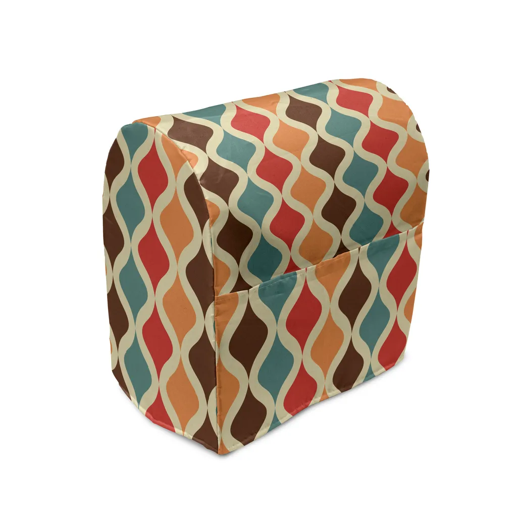 Housse de mixeur en tissu résistant 36x39x24cm avec poches de rangement