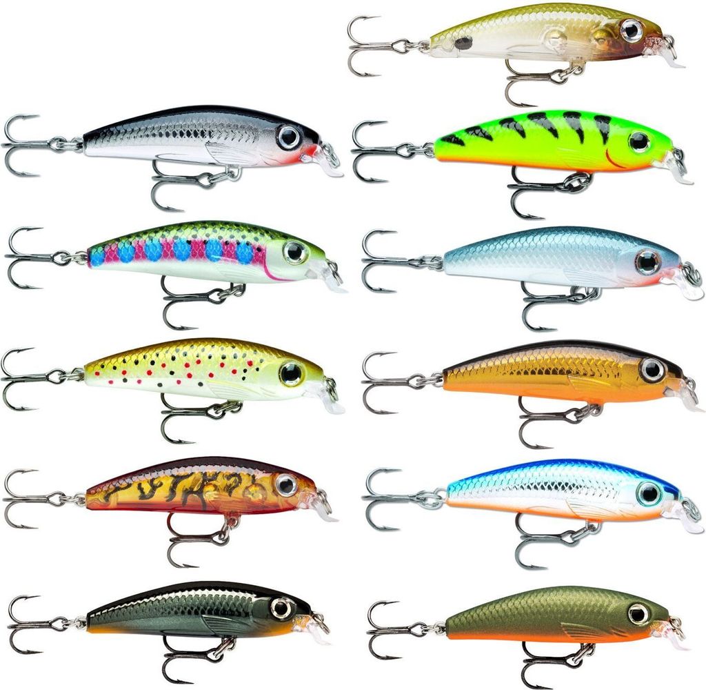 Rapala Ultra Light Minnow 6cm Glass Amber Tiger UV Gewicht 4g