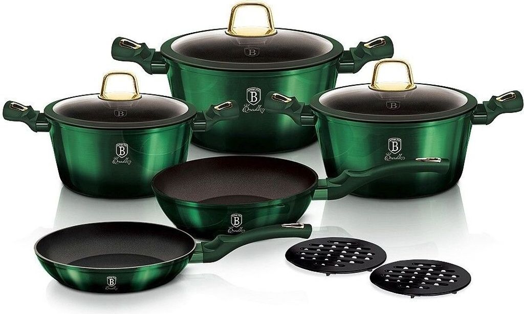 Berlinger Haus garnki 10 elementów Metallic Emerald BH6065 Zdjęcie produktu 11